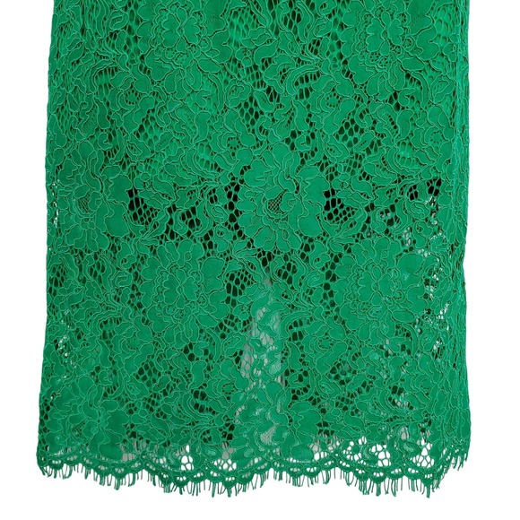 Bardot Fleur Halter Dress Fern Green Lace Sleeveless Open Back 6 - Picture 6 of 12